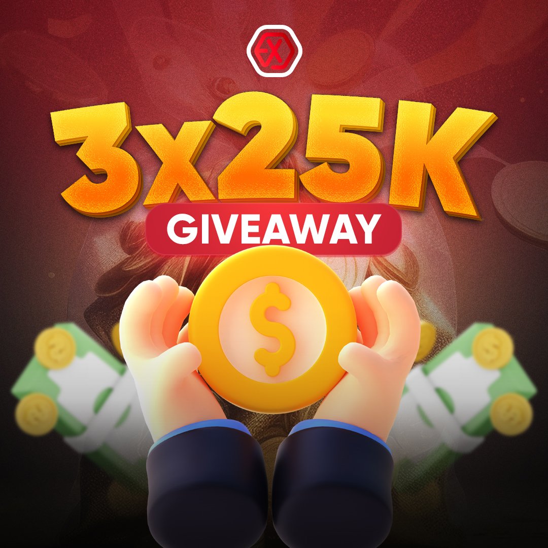 Awelmo1's tweet photo. 3x25k Challenge Accounts 

To enter you must:

🚀Follow @ExoFunding
@Awelmo1
🚀Mention 2 friends in the comments

🚀Like this post

🚀Share this post on your story

Do this and you are entered!

The winner will be announced on 17th January 2024 https://t.co/sCnc0H1Oly