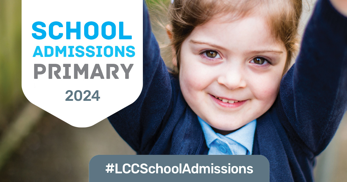 LancashireCC's tweet photo. 🏫 If you've been looking at primary schools for September 2024, it's time to get your application in.

Don't be late - it may reduce your chance of getting your preferred school.

Apply by Monday 15 January:  https://t.co/OtJjniLxyM.

#LCCSchoolAdmissions #SchoolAdmissions https://t.co/p0Av8uzqQF