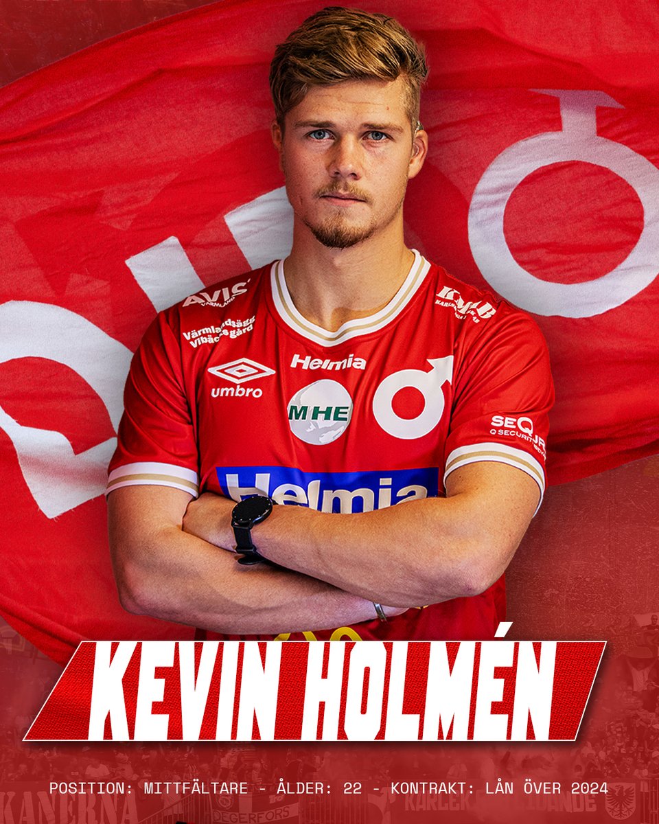 Välkommen till Bruket, Kevin Holmén! ❤️🤍

✍️ Degerfors IF lånar in den 22-årige mittfältaren Kevin Holmén från Elfsborg. Lånet sträcker sig över hela 2024 och innehåller en köpoption.

Läs mer: degerforsif.se/kevin-holmen-k… #degerforsif