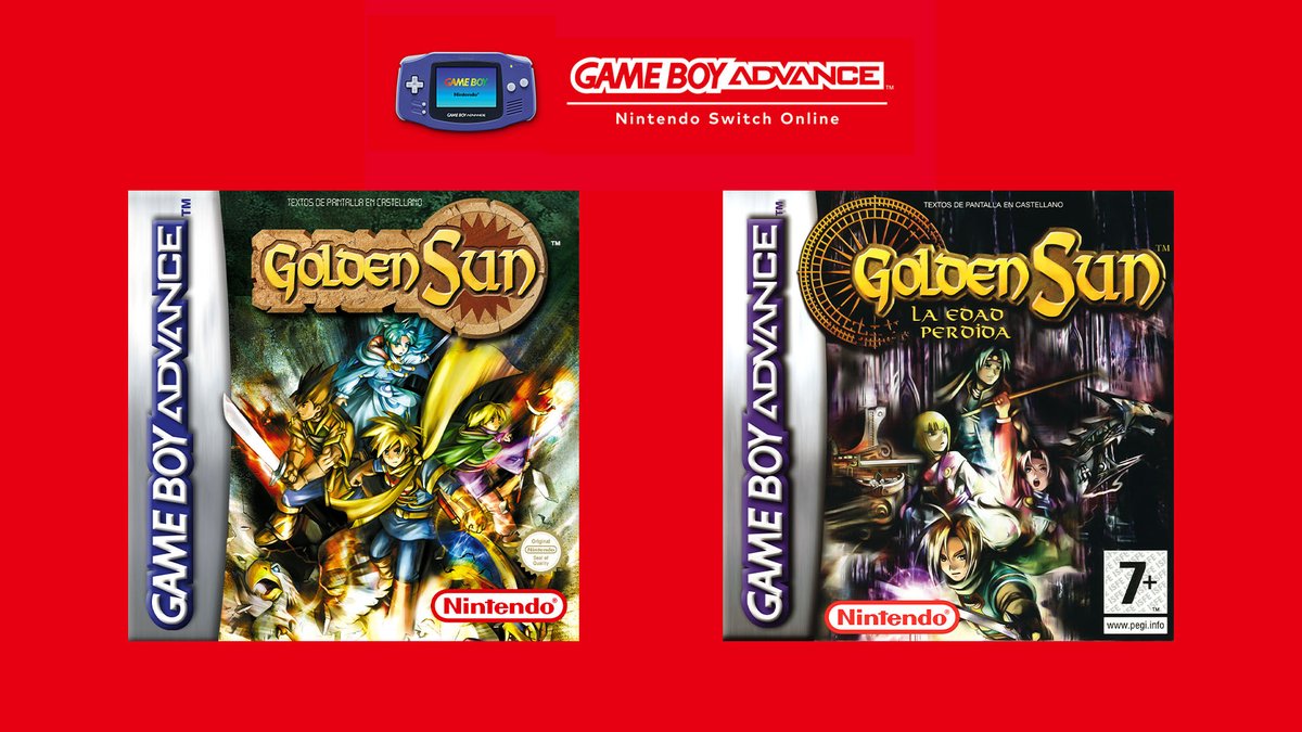 NintendoES's tweet photo. #NintendoSwitch recibe dos épicas aventuras con la incorporación de dos clásicos de Game Boy Advance: Golden Sun y Golden Sun: La Edad Perdida al catálogo de #NintendoSwitchOnline + Paquete de expansión el 17 de enero. https://t.co/1LfZMnV1NC