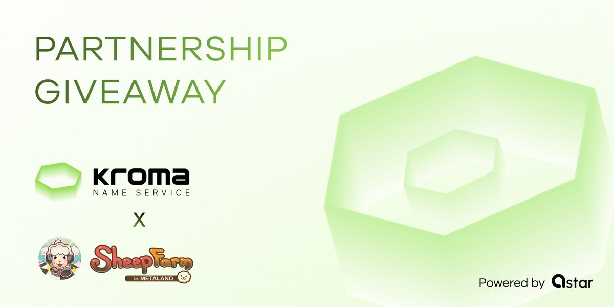 kromansdomains's tweet photo. 🚀 Get ready for the ultimate #KromaNetwork 2024 Kickoff Campaign! (2/3)

@SheepFarmMeta & @kromansdomains join forces to provide you with a campaign to start your new year on a high! 🔥

💰 Brace yourselves for a thrilling lineup of valuable giveaways valued at over $1,000U

➡️ Join the fun here > https://t.co/J9gqvFTSKA