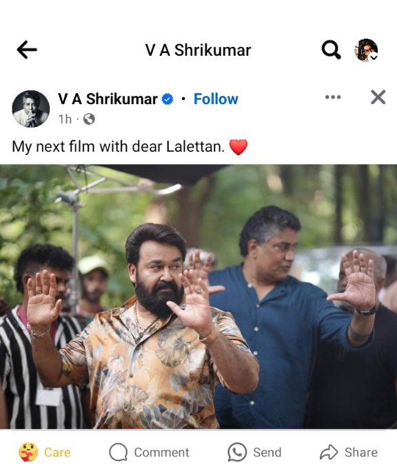 Sivindas1's tweet photo. Award winning combo #Mohanlal-#Shrikumar reuniting after Blockbuster #Odiyan 😳
V. A Shrikumar is the face changing director of mohanlal's career 😊
Milma || harthal || Newspaper ||
#Ozler #Mammootty #cameo https://t.co/BkOj5Y6VeM