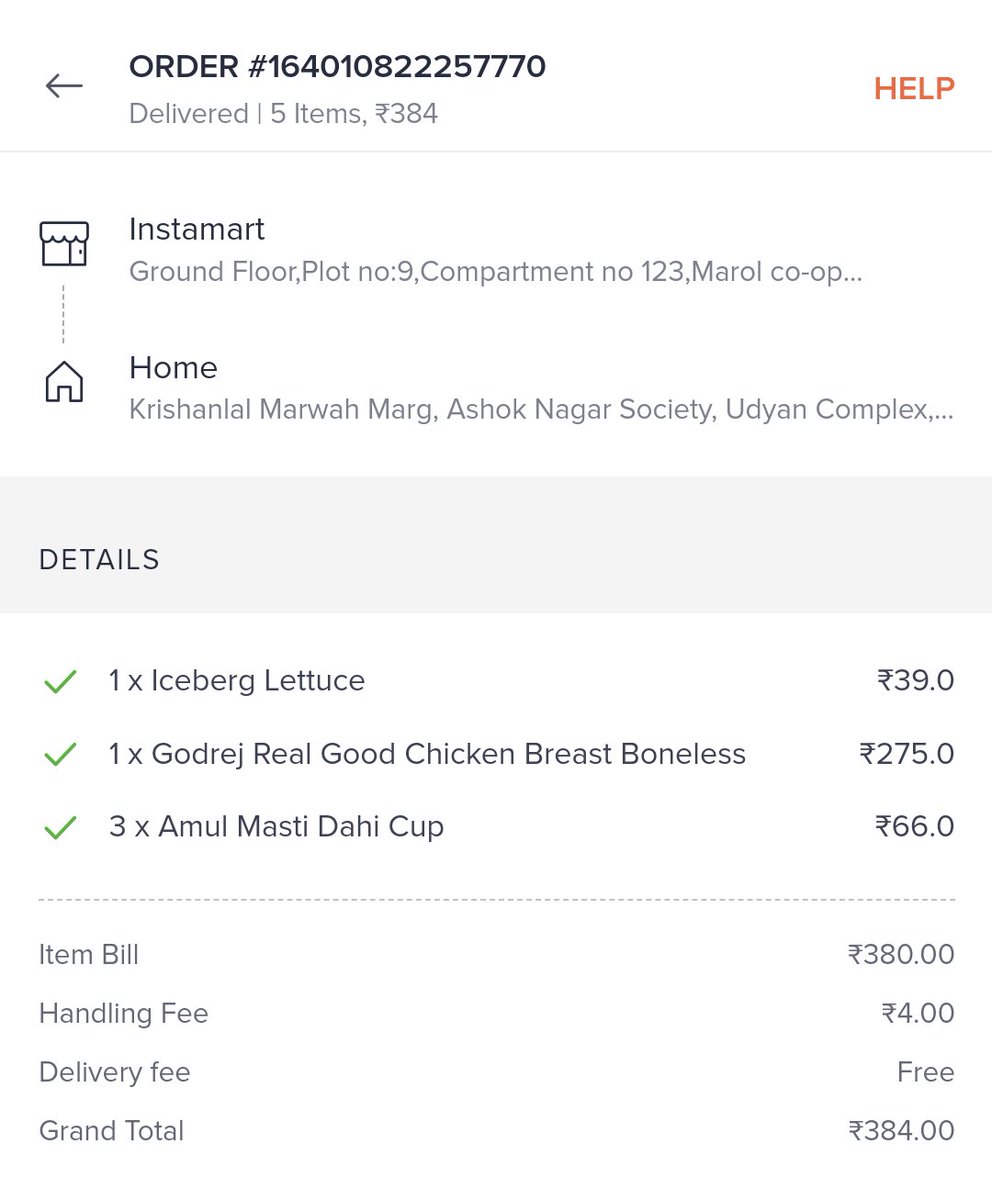 ImSaurabhM's tweet photo. @SwiggyCares @SwiggyInstamart @Swiggy Here is the Order Number https://t.co/9bXCB0mDWl