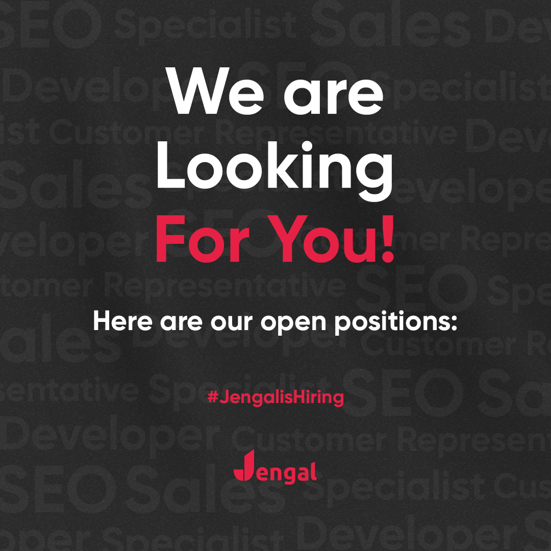 jengalcom's tweet photo. 📢 Jengal is Hiring! ➡️ SEO to coding, sales to customers! 

Passionate about your work? Love learning and sharing? If you're always seeking improvement, you already have a seat here! 🤝🌟

Check out open positions and apply! 🙌
https://t.co/Z10zjvr2ef

#jengal #hiring #company https://t.co/s88e94H8eh