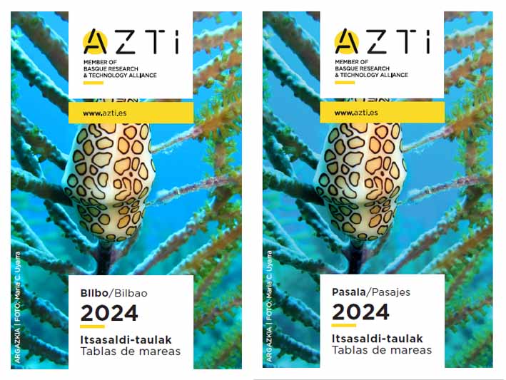 🙋‍♂️ Puedes descargarte las tablas de mareas de 2024 directamente desde nuestra web. Este año, enfocadas en el #cambioclimático. 📥 Tablas de #Pasaia: azti.es/tablas-de-mare… 📥 Tablas de #Bilbao: azti.es/tablas-de-mare…