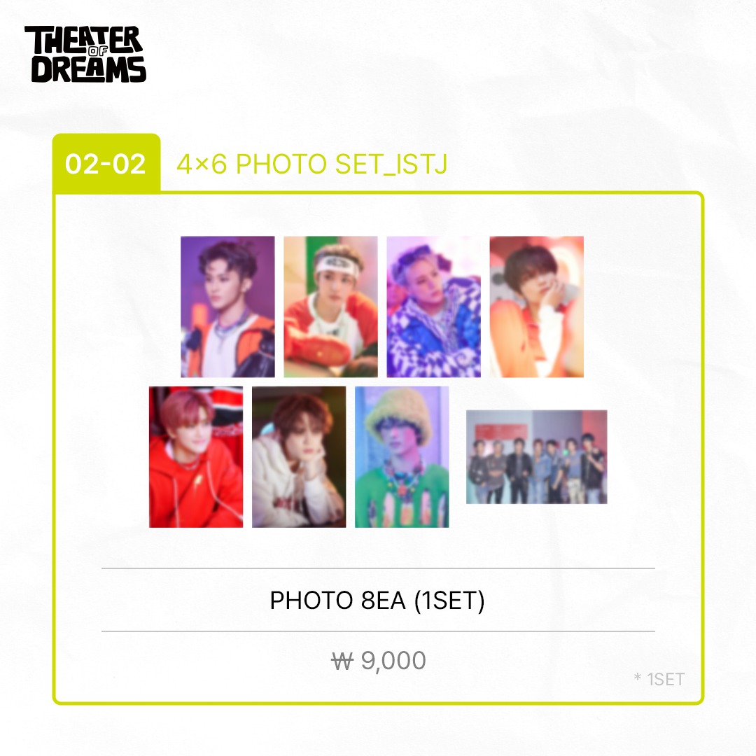NCT DREAM THEATER OF DREAMS トレカ NCT DREAM - THEATER OF DREAMS - OFFICIAL MERCHANDISE (MD) PHOTO