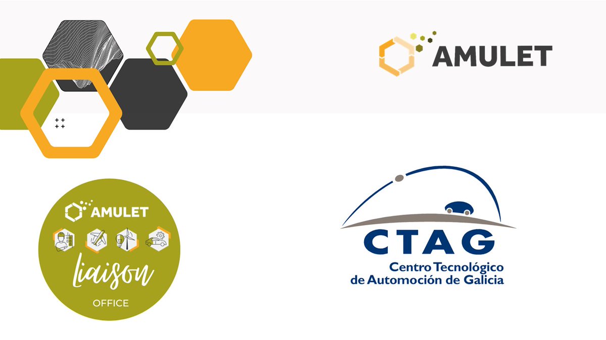 CTAG – Centro Tecnológico de Automoción de Galicia,  is our new member in the @AMULET Liaison Office❗
👉 Visit the AMULET website and get to know our new ambassadors 👈
💻 lnkd.in/dum2tayU
and AMULET blog:
💻 lnkd.in/dK4sNJXR
#INNOSUP #EISMEA #ECCP #Cluster_EU