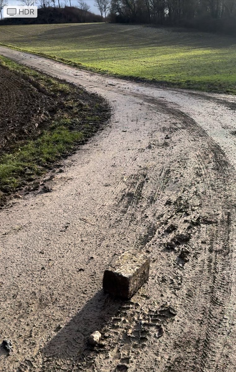 ButteDeWar's tweet photo. @diggerdane1418 Let’s hope so…. So much so that they dragged one of the stones under their vehicle for 200mts down the road! https://t.co/rGOaVFKlO5