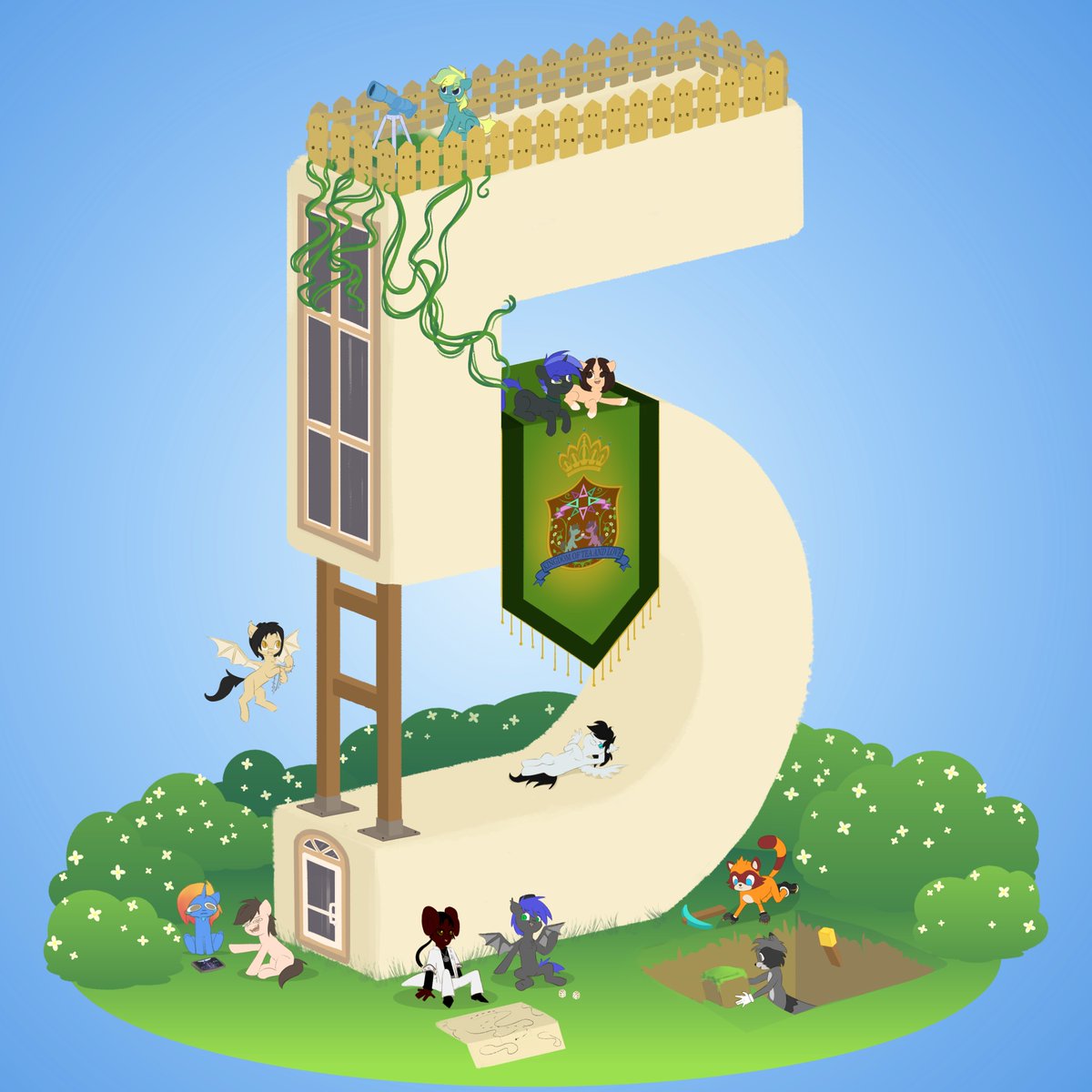 Happy birthday to Tea Kingdom! We're already 5 years old wow

#artwork #originalcharacter