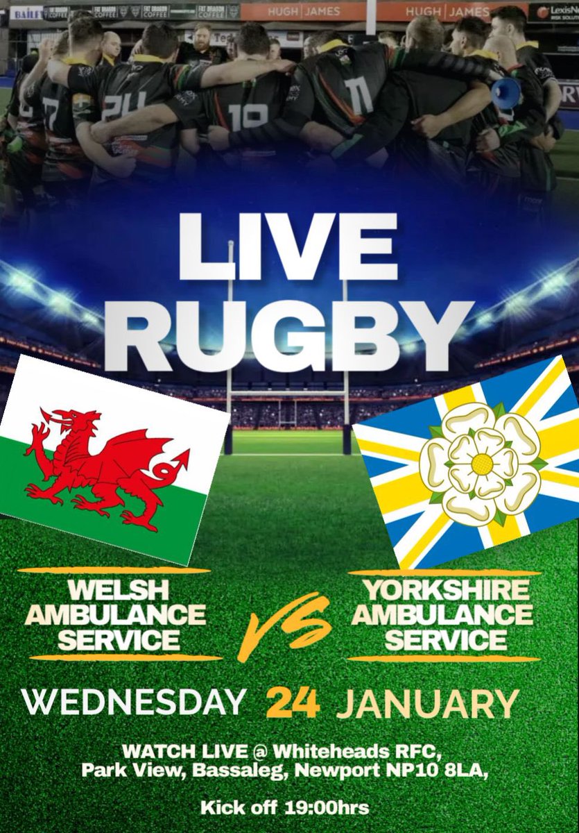 First game of the new year ! <a href="/WelshAmbulance/">Welsh Ambulance</a>  vs <a href="/yasrufc/">YASRUFC</a> . If you know of anyone interested in becoming a match sponsor please let me know 😃