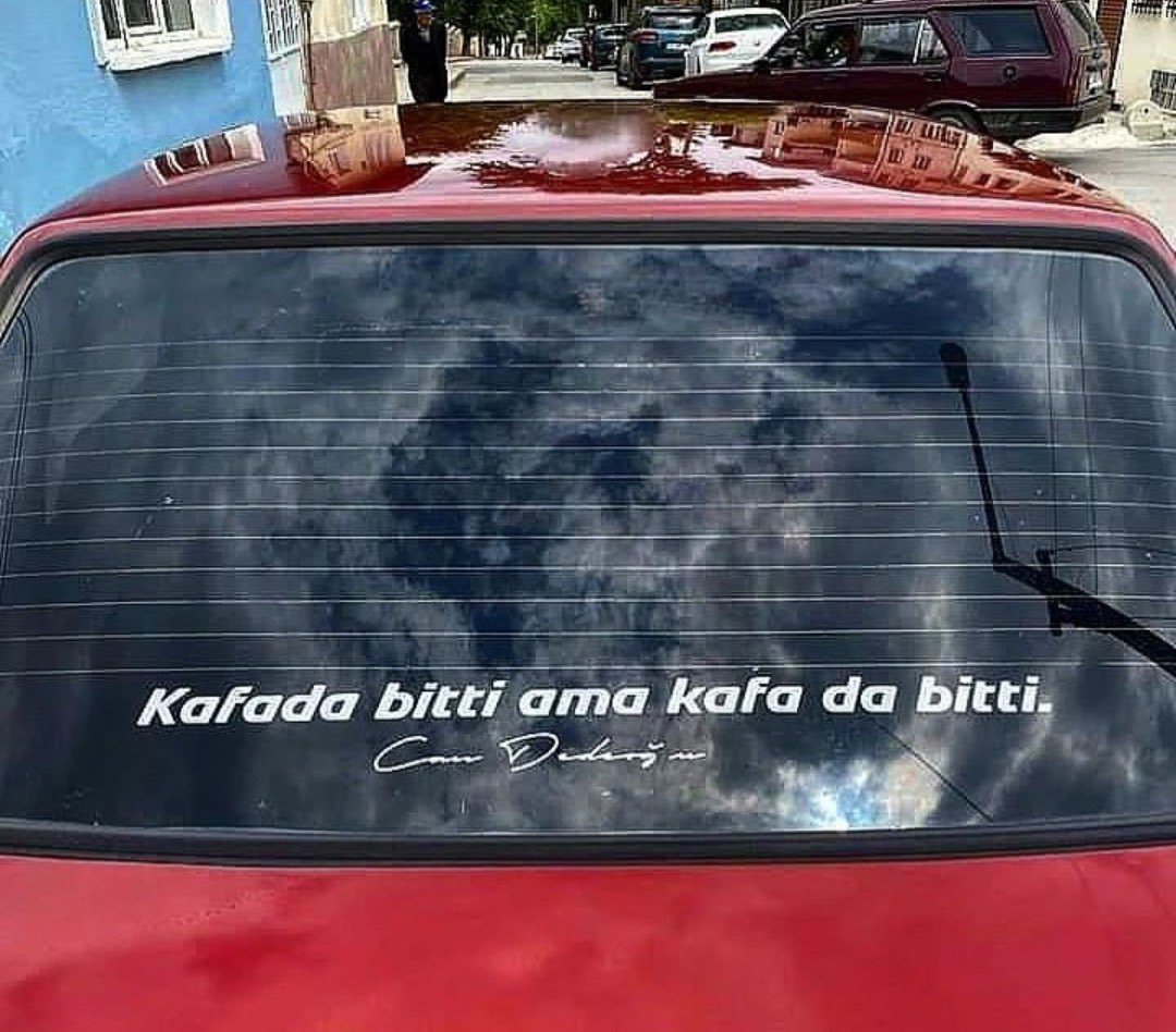 gölgesinde serinleyebileceğiniz bir araba 👑