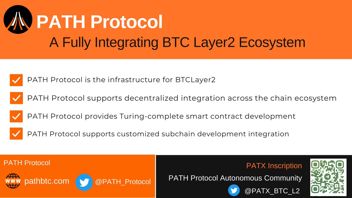 nightie_kitty's tweet image. I'm looking forward to the @PATH_Protocol, It's a fully integrating btclayer2 ecosystem, and the technology iteration and eco-building updates are very fast.
#PATH #PATX