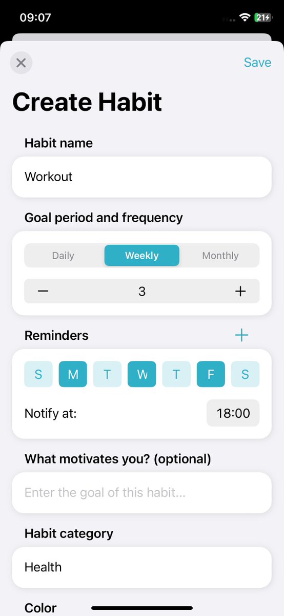 Habit Tracker tweet media