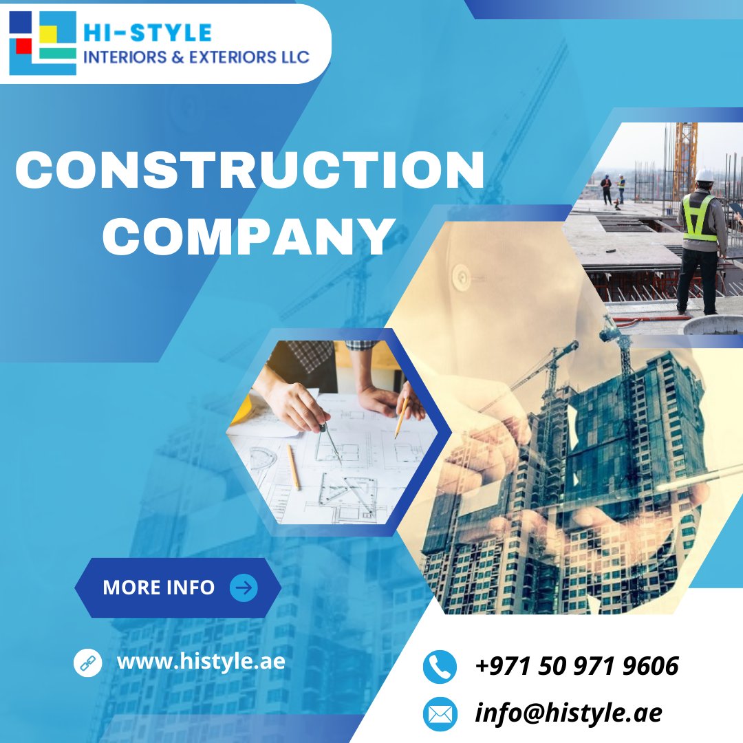 'Building dreams in the heart of the UAE! 🏗️ From groundbreaking to skyline, we craft excellence. Your vision, our construction. #UAEBuilders #SkyscraperMasters #ConstructionExcellence #DubaiBuilds #UrbanTransformation #BuildWithPassion #ConcreteDreams #HiStyle'