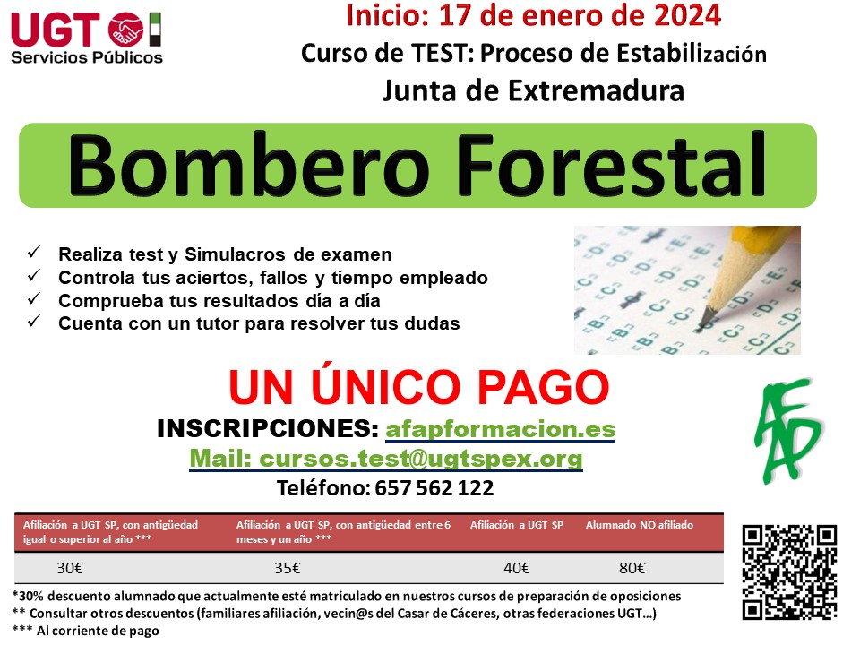 UGTSPEXT's tweet photo. Inicio:17 enero
¡Inscríbete ahora para asegurar tu plaza! https://t.co/bTxvdGaaQ3
Teléfono: 657 562 122
Correo: cursos.test@ugtspex.org
Descuento especial para afiliación de UGT-SP y alumnado que esté realizando cursos con Afap
#Formación #Oposiciones #UGTSP #AFAP https://t.co/C84Li5aFkr