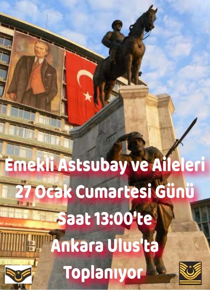 Duyarsız kalmayın, kıyıdan köşeden bakmayın, sadece seyretmeyin;
tüm astsubayları ve ailelerini kahraman Astsubayların sosyal ve özlük haklarının iyileştirilmesi için bu haklı ve onurlu mücadeleye bekliyoruz.
