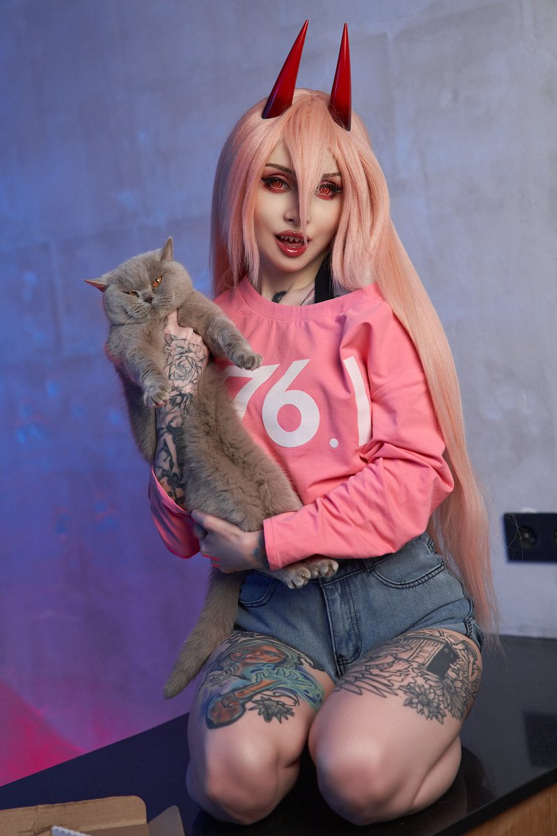 Meowamy My Meowy🫶💓 #powercosplay #chainsawman
