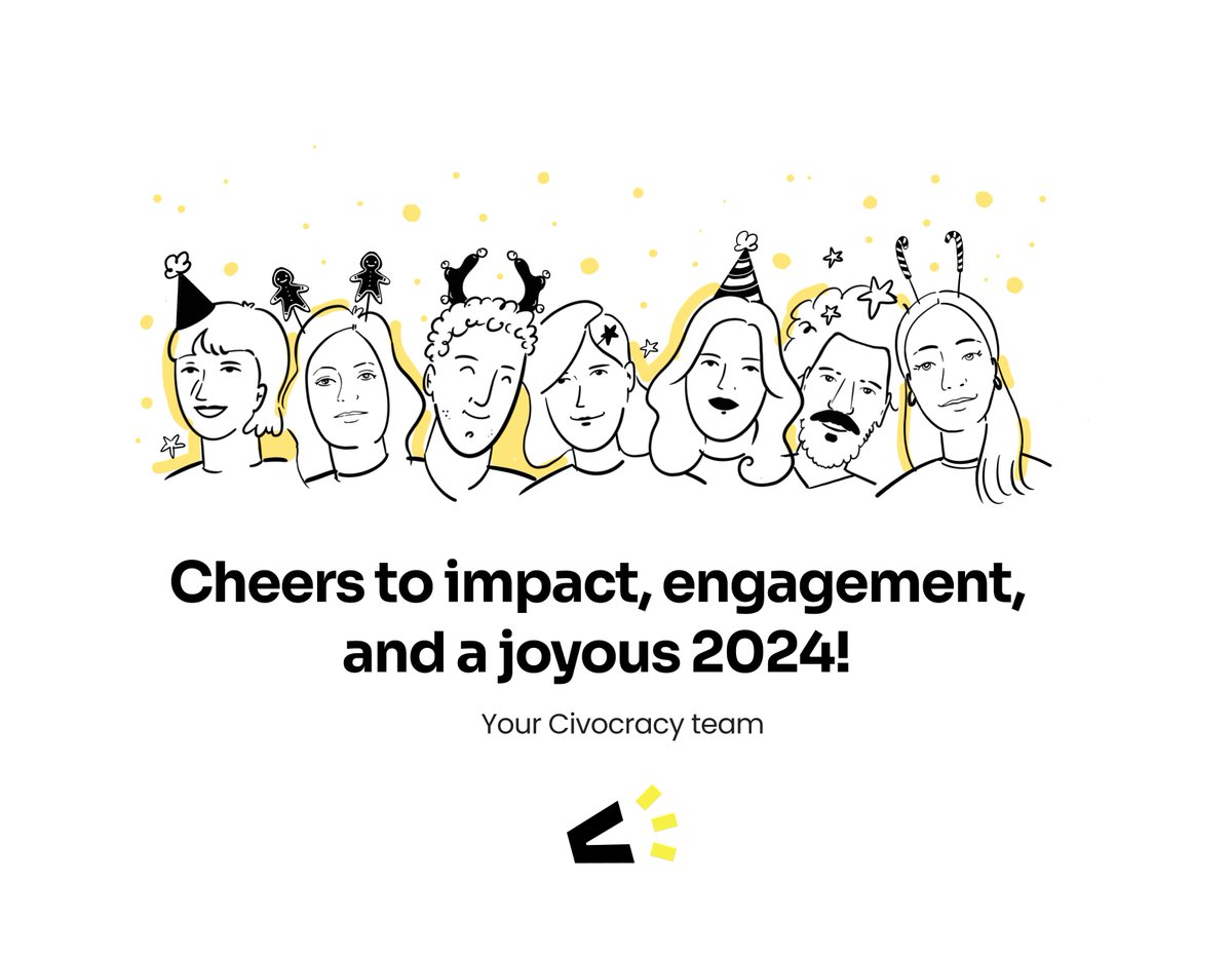 Civocracy's tweet photo. Second week of January is the week with the most broken resolutions of the whole year - but before you quit your great plans entirely: look at our friendly little helpers to keep your good new habits 😉

Let us suggest a few ideas and some resources to help all of you, civic-minded people, to achieve great things in 2️⃣0️⃣2️⃣4️⃣. We wish you a great kick off of 2024! 💪

✨ You want to finally become really active in battling the climate crisis but want to do it in a fun way? Become @TFTP_France shareholder and engage your company to join the movement!

🌟 You want to talk more on hopeful things instead of constantly worrying? @the_hope_guy & @hopebasedcomms are here for you!

🌍 You want to become more knowledgeable about climate change and its impact to be able to influence people around you? Participate into climate fresks workshop with @climate_fresk)

🗣️ You want to know more about participative campaigning and how your organisation can make a difference, fully betting on its social change to bring? Subscribe to our newsletter ➡ https://t.co/npTJqsuL7v

Whatever your civic purpose resolution is, you are not alone. For all the organisations mentioned, there are 10 more that walk in the same direction. Keep on moving - it will pay of 🙂

Wishing each of you impactful and successful participative projects! In 2024, let’s all find inspiration in every small achievement and thrive collectively. 💚