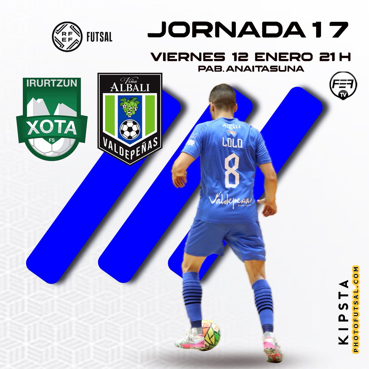 lolourbano_'s tweet photo. ⚽️ Objetivo: seguir sumando de tres en tres!
🆚 @CDXOTA
⏱ Viernes 21:00 horas
🏟 Anaitasuna
📺 @CMM_Play
📺 @fef_tv
📸 @photofutsal
📸 @aurecape
#kipsta #kipstafutsal #ligafutsal #aficion #valdepeñas #futsaltime #ViñaAlbaliValdepeñas @VinaAlbaliFS https://t.co/Kqgy9v9BTo