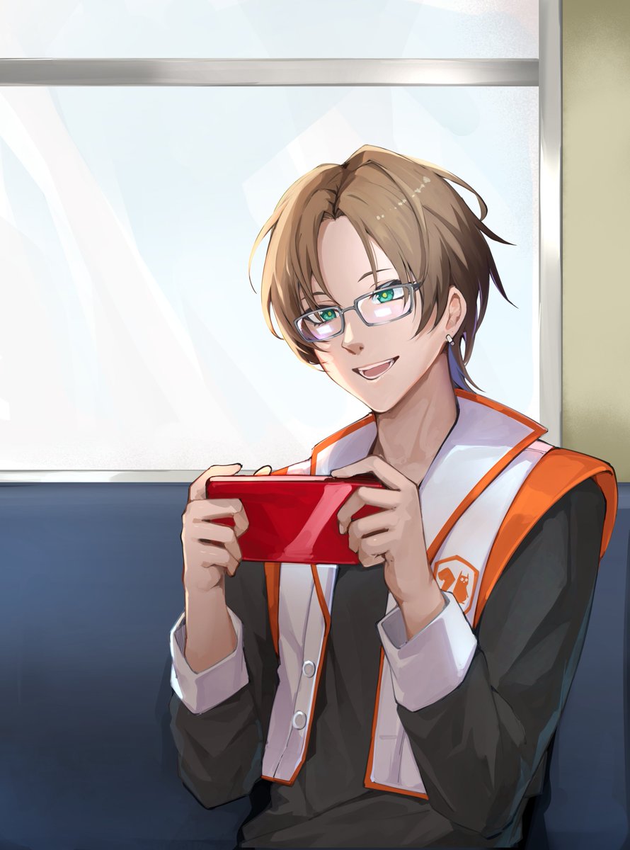 RiguroTouya's tweet image. 電車でニヤニヤが止まらない僕.....ちょっと恥ずい

#栗黒塔夜 #Belkagames #Clockmaker #公式キャラクター #Vtuber