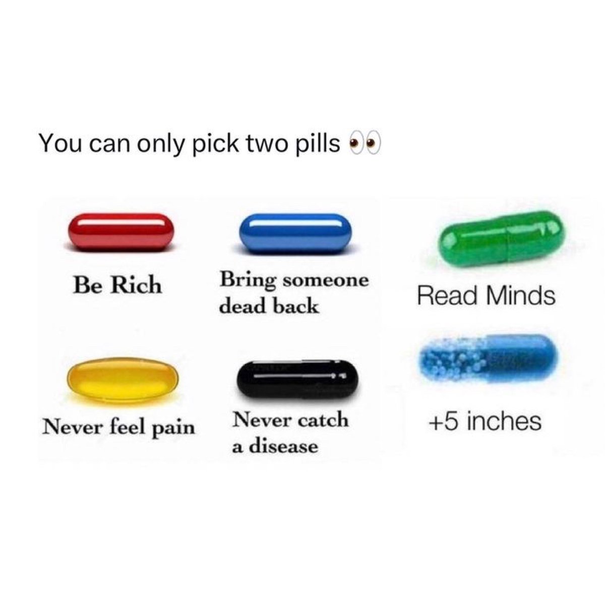 Which Pill are you picking??