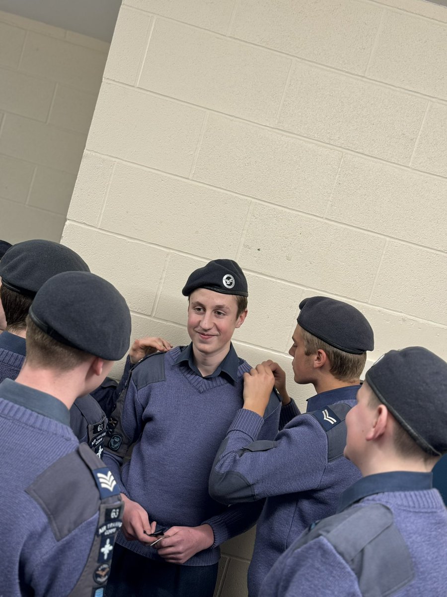 A great first week back for the squadron with a promotion to Cpl for Corporal Brown & the awarding of a Bronze Duke of Edinburgh award for Cpl Farrington-Hyrons. Congratulations both! #promotion #whatwedo #expandyourhorizons