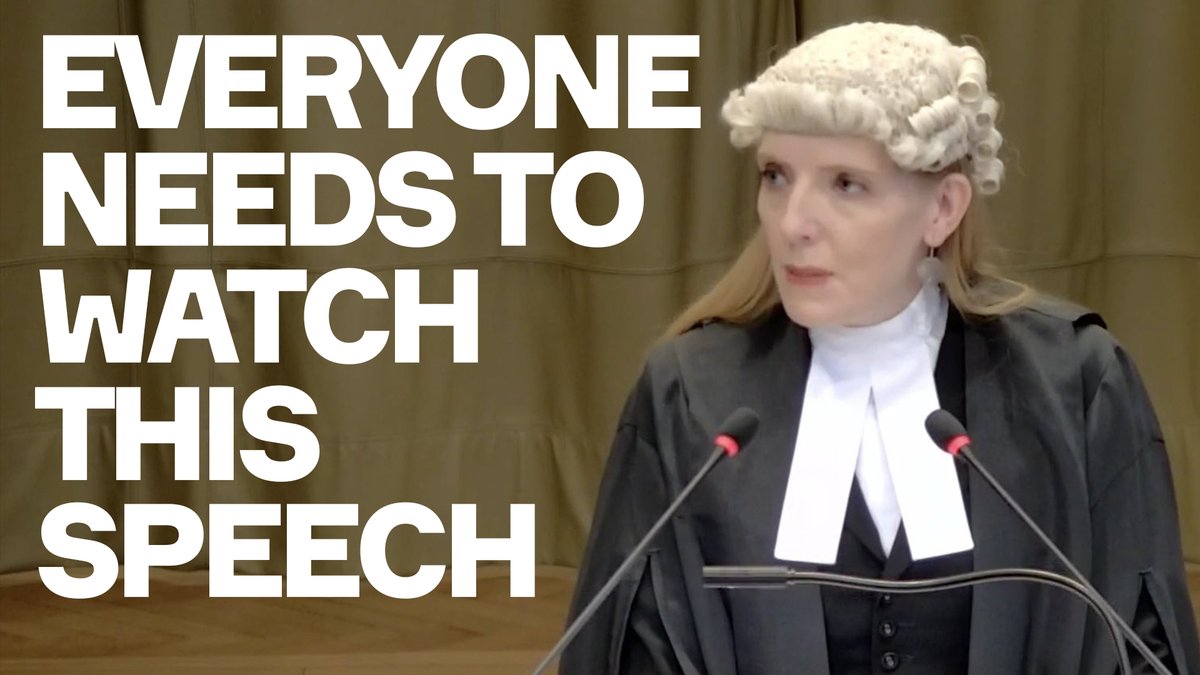 owenjonesjourno's tweet photo. Blinne Ní Ghrálaigh's testimony condemning Israel for genocide will remembered for generations to come 👇

https://t.co/iDUpwIdo6L https://t.co/JcSCxKOxS6