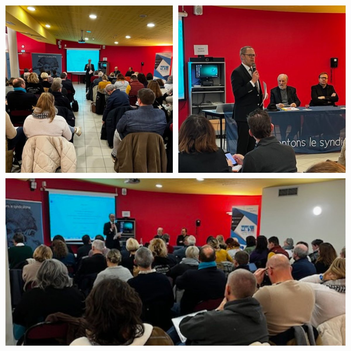 Ouverture de notre congrès départemental par <a href="/peninnicolas/">Nicolas PENIN</a> avec ce matin des échanges sur "croire et savoir" par Gérard Bouchet et Laurent Decotte