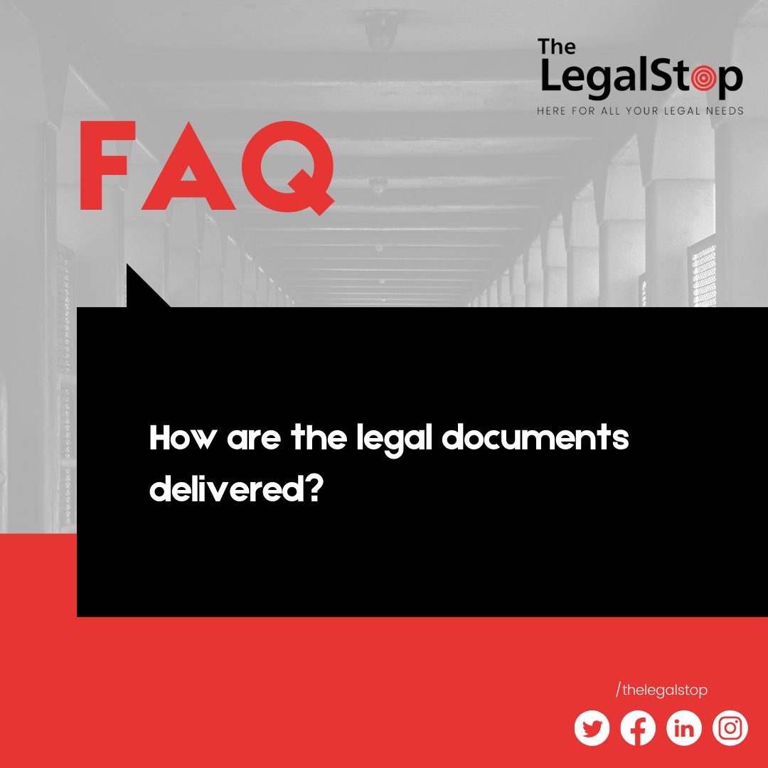 thelegalstop's tweet image. How are the legal documents delivered?

Yyu will receive an email to the email address provided at the time of purchase which contains a forever link to download your template.

Ready for legal magic? Visit us: legalstop.co.uko

#DocumentDrafting #LegalEase
