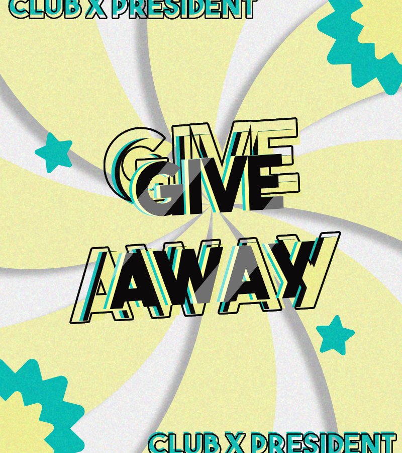 ClubXPresident's tweet photo. ︎
︎𝗚𝗜𝗩𝗘𝗔𝗪𝗔𝗬. We are happy to announce giveaway slots for 2 winners, our castaways gate closes on 13th of JANUARY on 16.00 PM WIB (GMT+7), follow the rules wisely and good luck everyone!
︎ ︎ https://t.co/0NrmcMoeOm