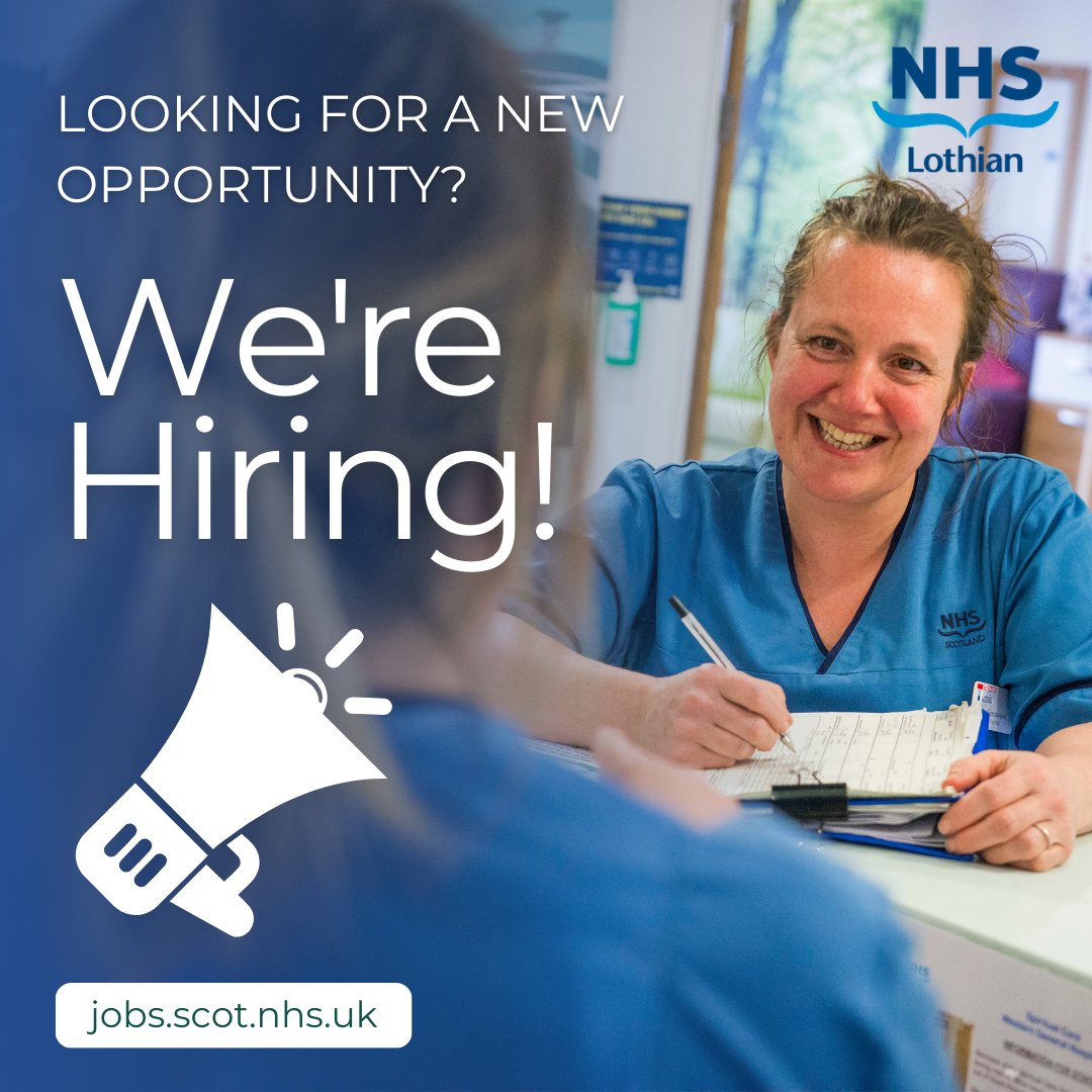 NHS_Lothian's tweet photo. We have a range of exciting opportunities for registered nurses across our regional cancer units at the Western General Hospital🏥
We are looking to support staff to develop new skills with excellent personal and career development opportunities. Apply now https://t.co/NXHxI8drd5 https://t.co/3h57oEEfHC