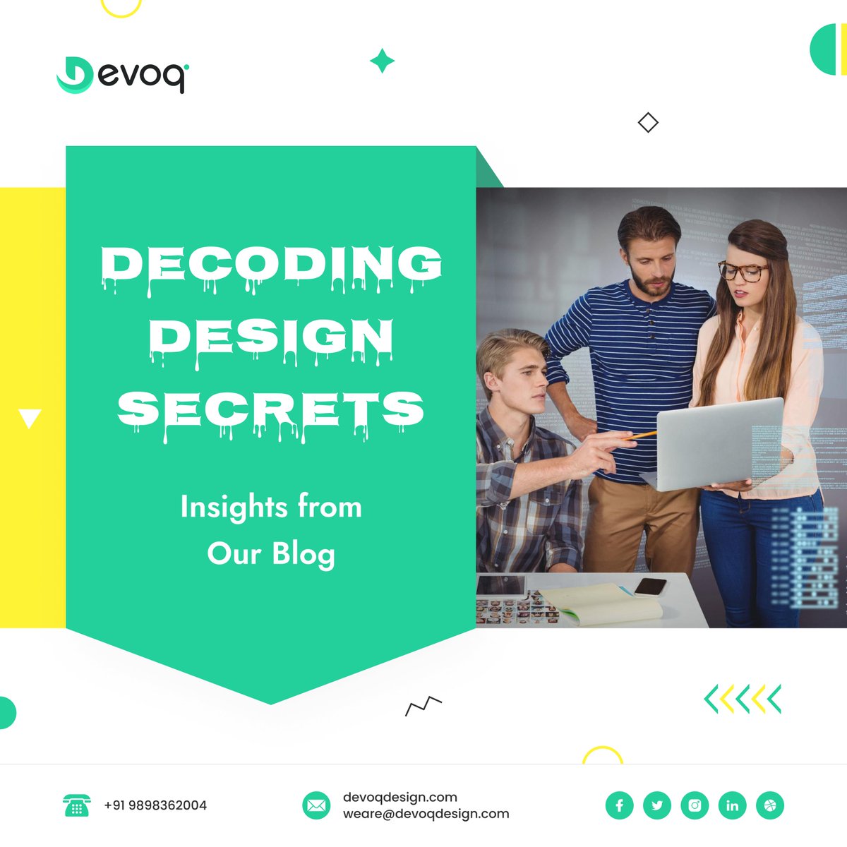 Devoq_Design's tweet image. Discover the secrets behind the great design. Explore our blog for exclusive insights into what makes exceptional UI/UX tick. 
Here is the secret link: devoqdesign.com/blogs
#DesignDecoded #UIUXMasters #DesignInsights #DevoqDesign #Devoq #UIUXDesign #UIUX #UXUIDesign #UXUI