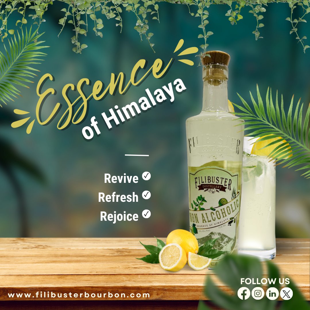 FilibusterDC's tweet image. The perfect blend of flavors in every sip. Taste the essence of the Himalayas. Enjoy Filibuster Non-Alcoholic Spirit this weekend. #FilibusterNonAlcoholic #WeekendIndulgence #HimalayanFlavors

Order Now:-
shop.filibusterbourbon.com/products/non-a…