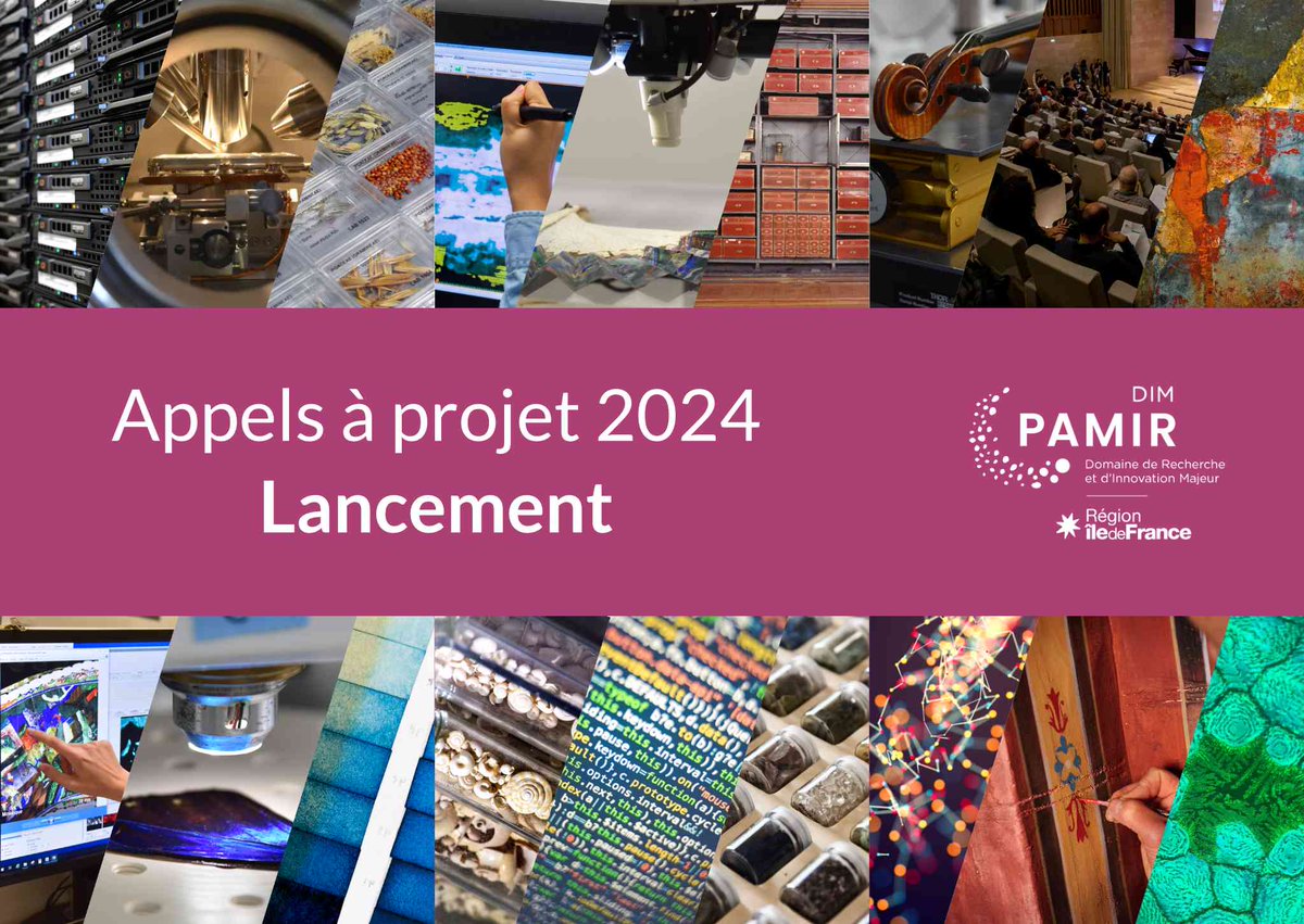 Déposez dès maintenant vos #projets pour :
🔬 vous #équiper
👋 #recruter un·e (post-)doctorant·e ou mettre en place un professorat #invité d'intérêt collectif
📣 #partager et #diffuser vos recherches au sein de la communauté et auprès du grand public
➡️ pamir.fr/appels-a-proje…