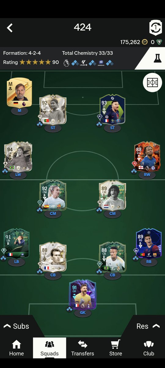 RheesSnow's tweet photo. @JFCee here's my team, I also have Valverde (radioactive), Zidane and various other SBC players https://t.co/c2kHt8ydGs