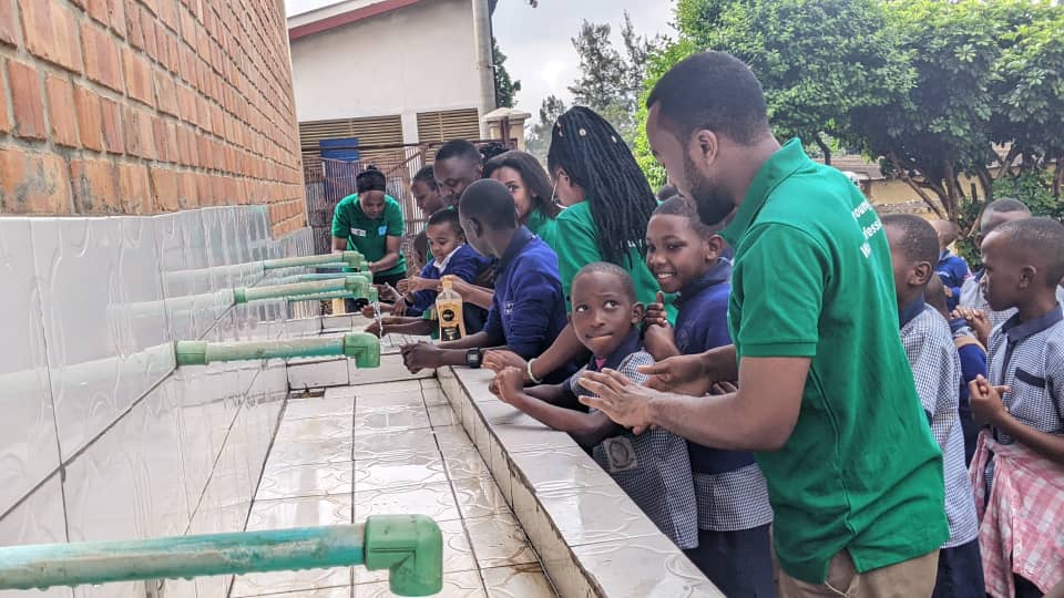 urywp's tweet photo. Today @urywp  collaboration with @Sect4Official conducted  WASH campaign at St. Michael High School. We trained over 700 students in proper handwashing practices and launched the Student WASH Club to create lasting impactsThanks to @GWP_Rwanda and @ywprwanda for their support https://t.co/ovcBeSUIZC