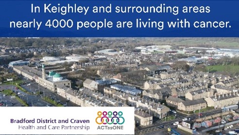 BTHFT's tweet photo. In #Keighley and the surrounding areas 4,000 people are living with #cancer.

People living in Keighley affected by cancer are urging locals to contact their GP practice if something doesn’t feel right and #GetCheckedOut.

📽️ https://t.co/JFBeKQEkET https://t.co/5WQRblccKF