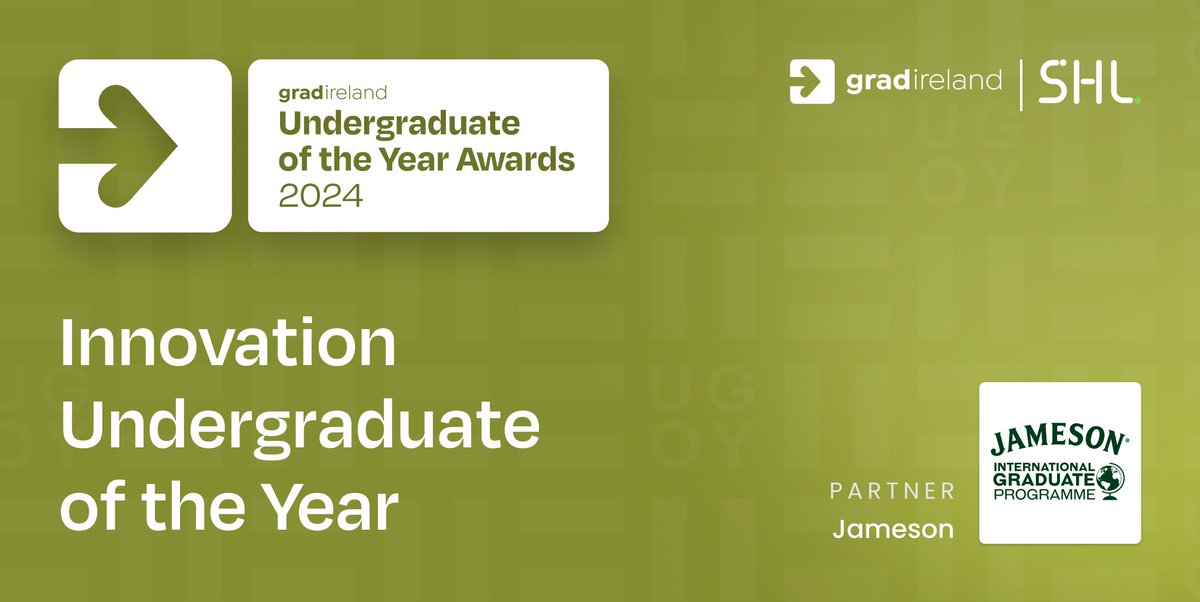 gradireland's tweet photo. @JAMESONGRADPROG are searching Irish colleges and universities to find the UGOTY for Innovation. Are you a creative, innovative self-starter? If you have an entrepreneurial mindset and are driven to succeed, apply today! https://t.co/8jhuynyuqu https://t.co/kPlKRMWqu9