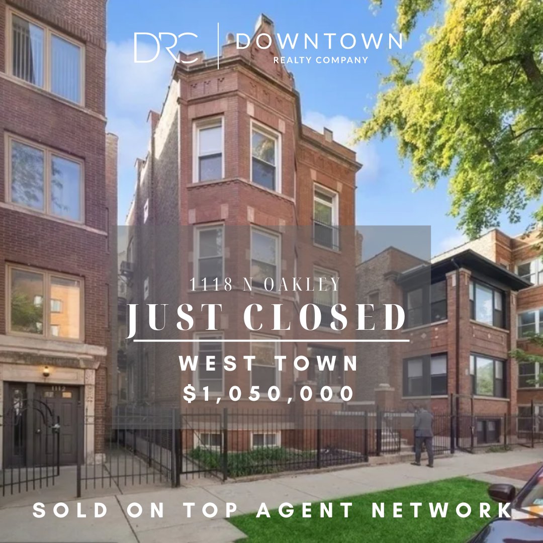 RealtyDowntown's tweet photo. Just Sold by Quentin Green
6 Unit Multifamily in #WestTown -  13 bed/7 bath. Closed at $1,050,000. Sold on Top Agent Network. https://t.co/UpABtWoxgX