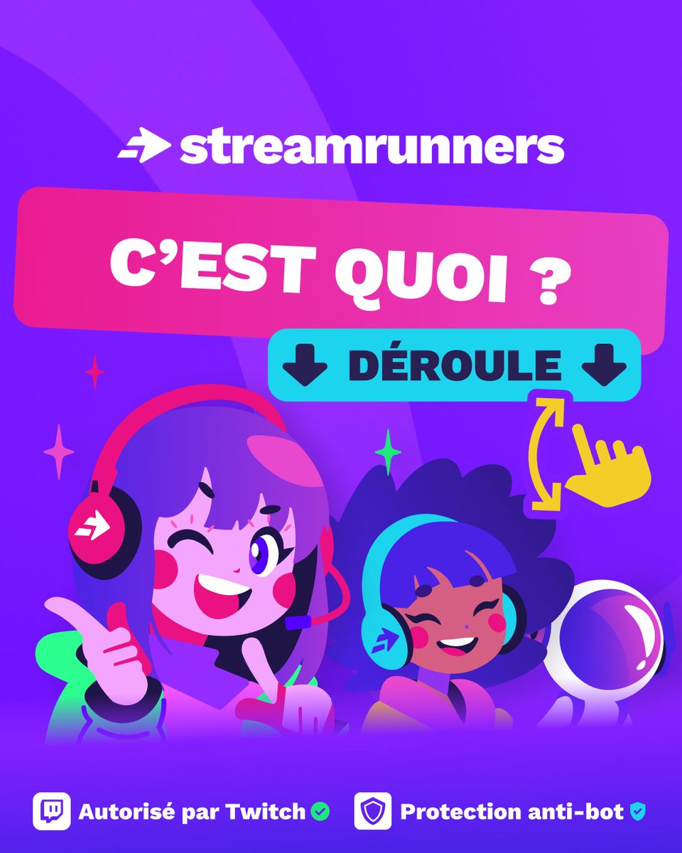 StreamRunners - Réseau social des streamers tweet media