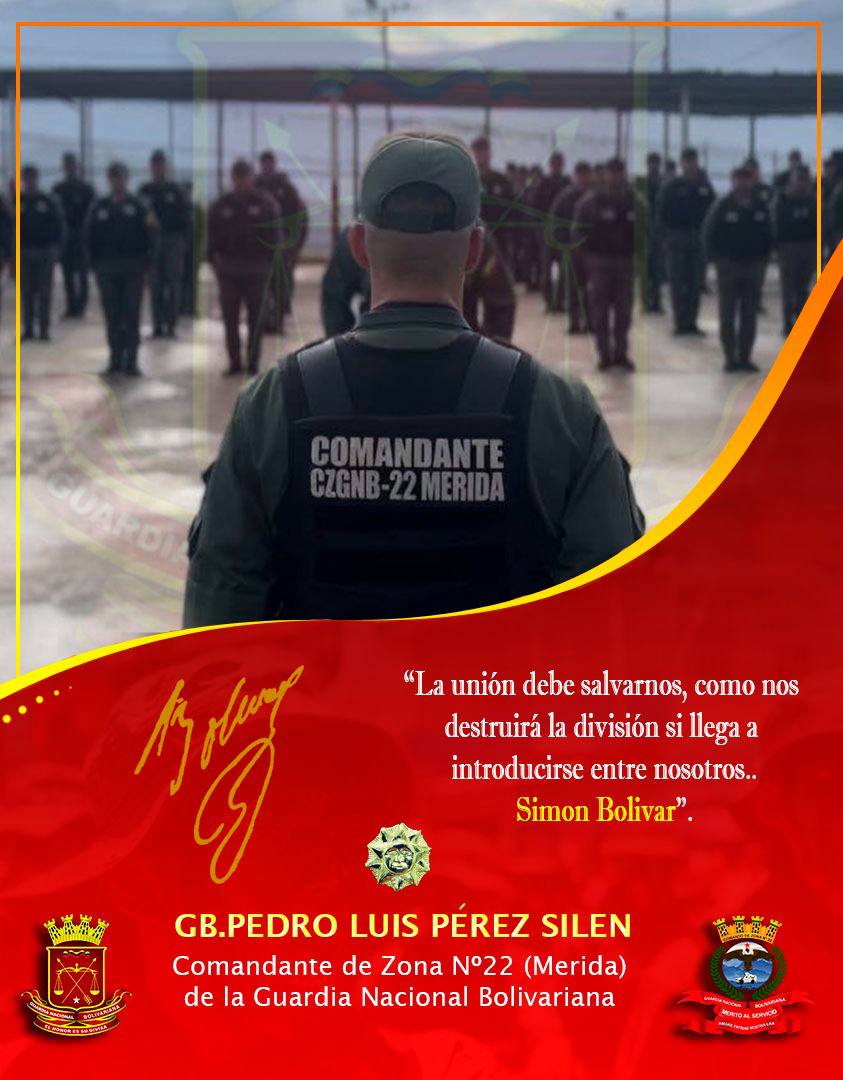 #12Ene Desde el Comando de Zona Nro. 22 Mérida les deseamos un feliz día para todos los venezolanos 🇻🇪