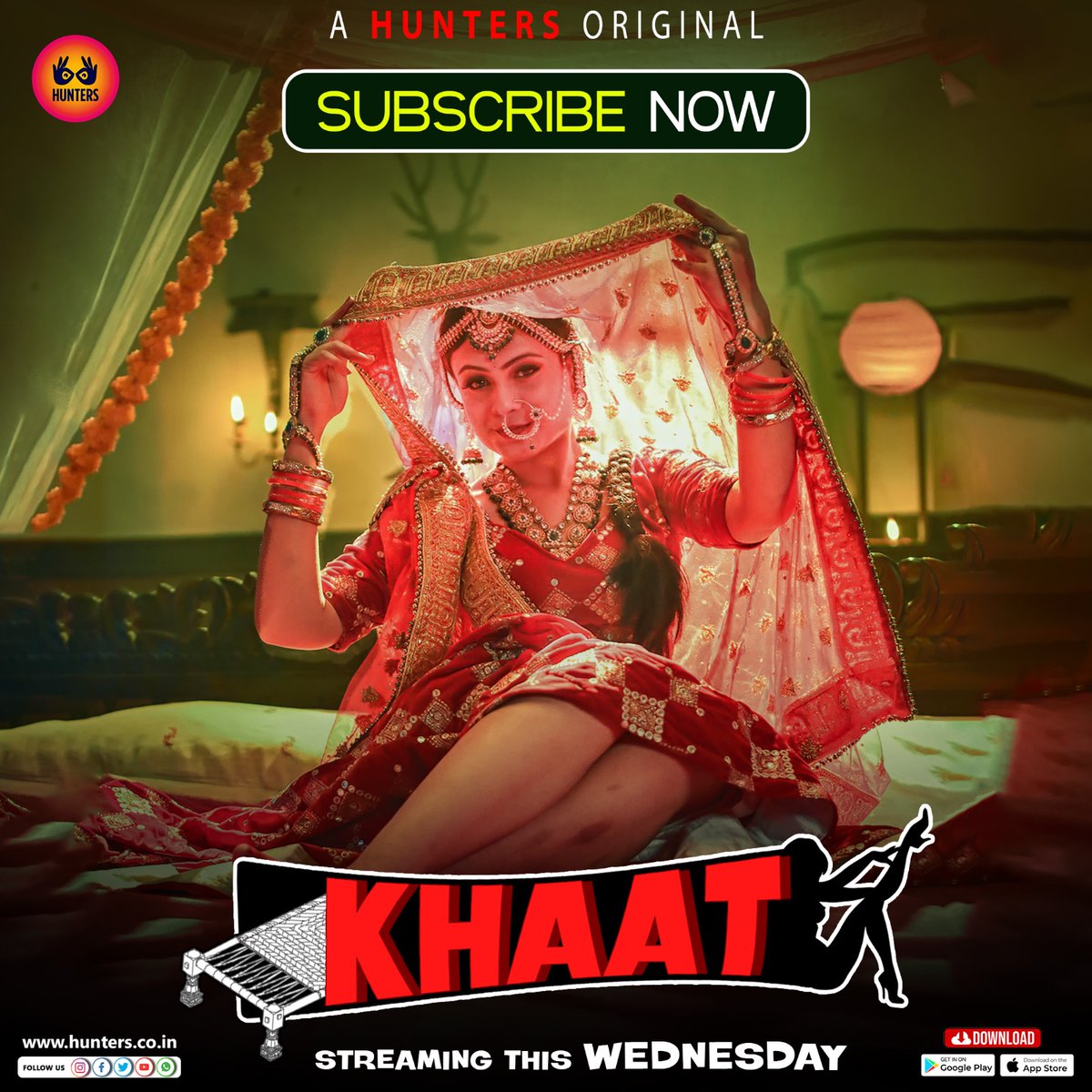 HuntersottApp's tweet photo. | KHAAT |
#khaatonhunters
Streaming This Wednesday Only On Hunters App

Watch On #Huntersapp
Download Links - 
https://t.co/BxCmU2Pfos (Android)
https://t.co/KZC242Cahs (iOS)
Stay Tuned With Hunters 

#Huntersapp
#trending #hot https://t.co/LLTZ2QPC6q