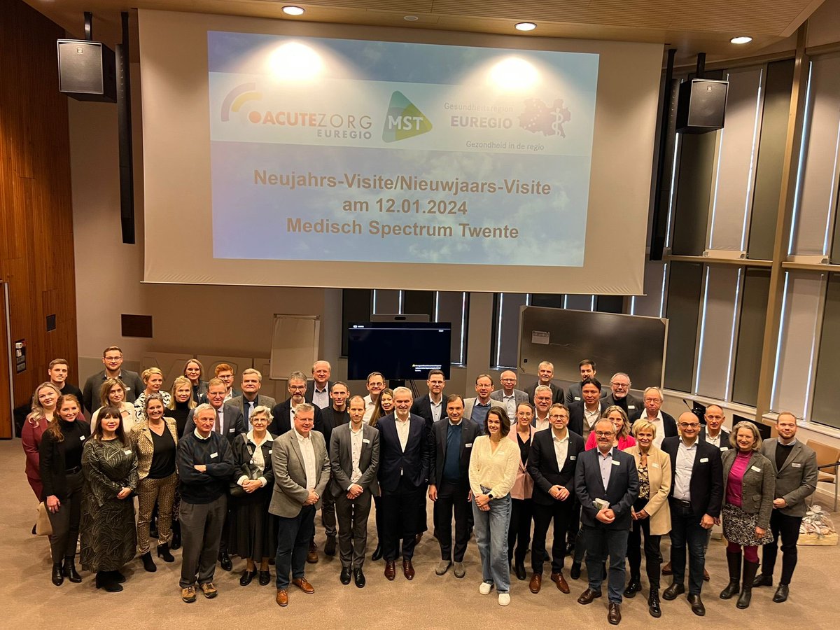 PAHaberland's tweet photo. #EuregioMST24 highlights key areas for collaboration across boundaries in the Twente region and beyond. They include a commitment in the #EUCARE project which aims at creating cross-border, cross-cultures competence for nursing staff, eg in managing risks of future pandemics 👍 https://t.co/TNPdaYeTfi