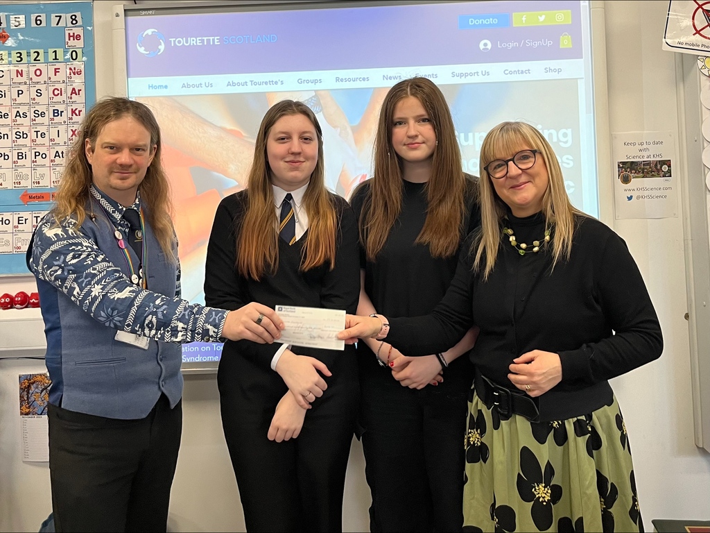 We would like to say a huge THANK YOU to Kirkcaldy High School, who raised an amazing £293.99 for us. Thank you so much 😍🙏