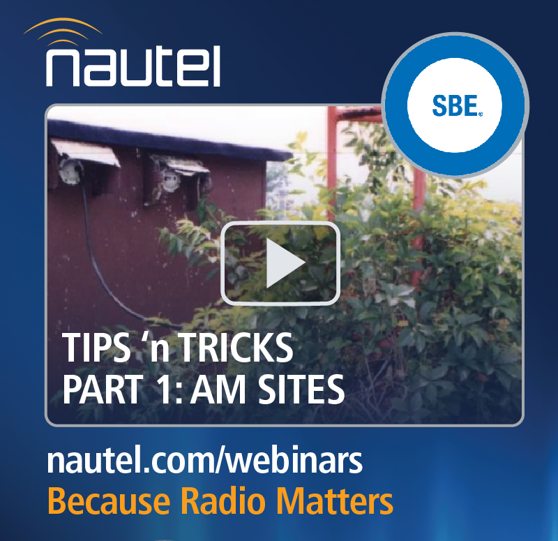 nautelbroadcast's tweet photo. Watch this Nautel webinar and many others at https://t.co/hm7jOrLp5e  Remember each Nautel webinar qualifies for a ½ SBE recertification credit.
.
#radiobroadcast #webinar #worldclasssupport https://t.co/5E5nG2ohIm