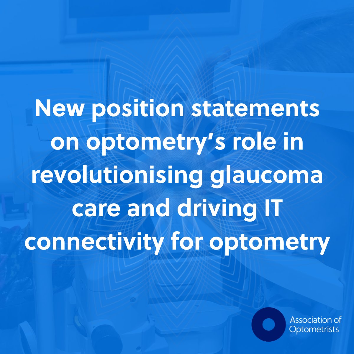 We have published new position statements on optometry’s role in revolutionising glaucoma care in England and driving IT connectivity to cut avoidable patient referrals between primary and secondary eye care.

Learn more: ow.ly/cLgW50QpYTG
