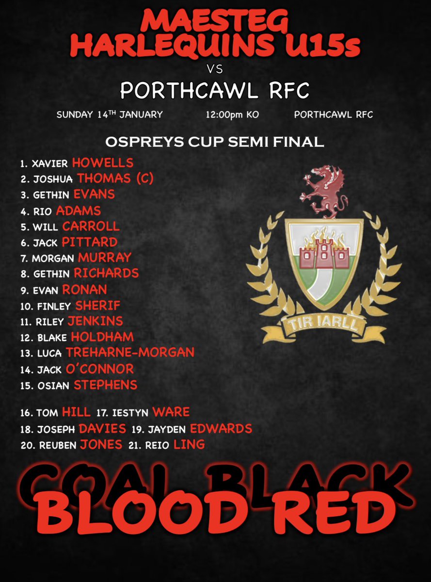 Maesteg Harlequins ⚫️🔴 tweet media