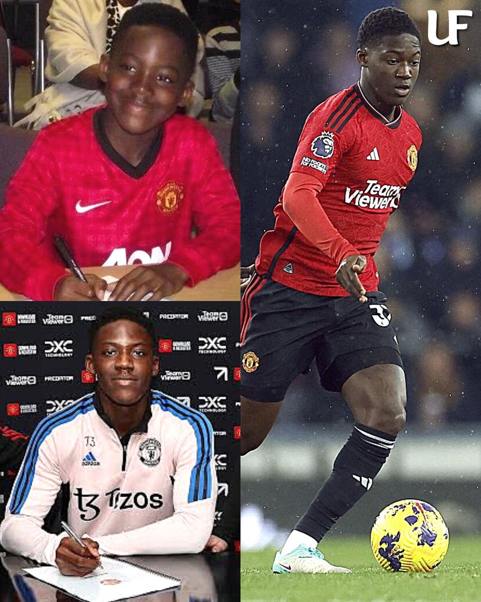 • Scholarship contract at 9
• Long-term pro contract at 17
• First team player at 18

United through and through! ❤️