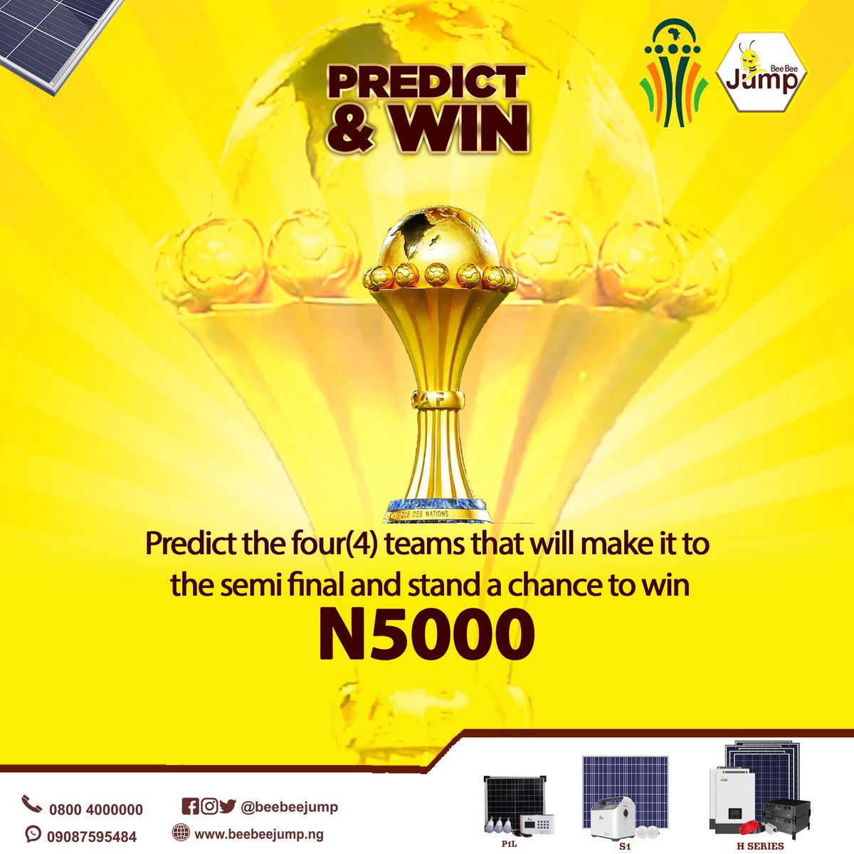 The 2023 AFCON is here, and this time Africa is converging in Ivory Coast. From the 13th of January to the 11th of February, the best of African talent will be on display.
Here is your chance to win yourself some cash.