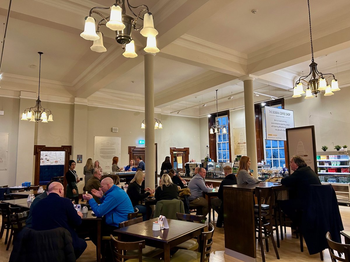 NOW_Group's tweet photo. A busy Bobbin, with businesses keen to find out about our employment and training services.
We're here until 10.30am, in case you want to join us!
#Inclusion #Diversity #NOWgroup https://t.co/kjdhFdVDcH